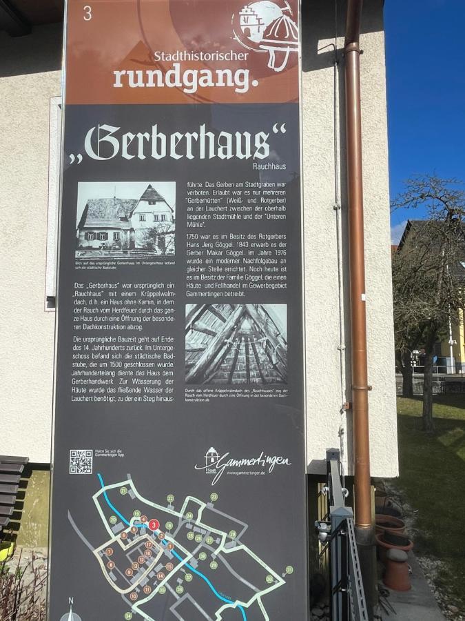 Ferienwohnung Im Gerberhaus Gammertingen Esterno foto